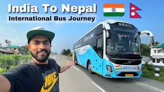 Siliguri To Kathmandu By Volvo 9600 Bus  India To Nepal international Bus Journey [upl. by Yrgoerg380]