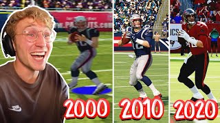 Scoring With Tom Brady in EVERY Madden [upl. by Nnaynaffit635]