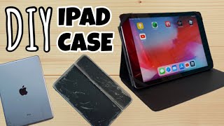 Ipad Leather Stand Case DIY [upl. by Nelon]