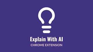 Explain With AI Chrome Extension Demo [upl. by Savdeep781]