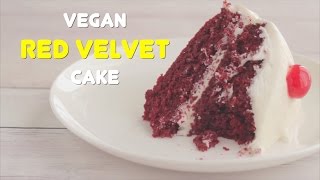 Vegan Red Velvet Cake  Loving It Vegan [upl. by Sheya]