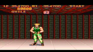 Street Fighter 2 TAS Superplay Guile [upl. by Nosnaj]