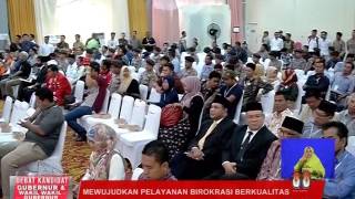 Debat kandidat Gubernur dan wakil  wakil Gubernur 2017 Banda Aceh  iNews TV 3101 [upl. by Ellerrad]