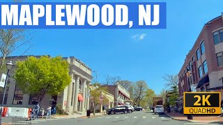 Driving around Maplewood NJ 2K HD [upl. by Eenahs]