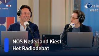 NOS Nederland Kiest het Radiodebat 2022  NPO Radio 1 [upl. by Russian448]