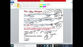 HTML TUTORIAL  26THE DIV ELEMENT EXPLANATION CHANGE COLOUR OF DIV ELEMENT ECL365CLASSES [upl. by Niles96]