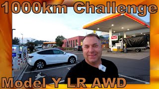 Tesla Model Y LR AWD 1000km Challenge🎯wird er den Ioniq 5 unterbieten können🤔 Zusammenfassung🎬 [upl. by Dnaloy]