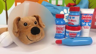 Jouet Vétérinaire Chien Malade  Pet Vet Toys Puppy Dogs Chiots [upl. by Einaffyt458]