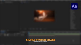 Simple Twitch Shake  After Effects Tutorial 3 [upl. by Greenwell]