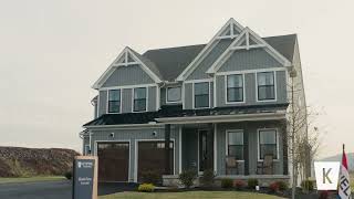 Covington Farmhouse  Retreat at Boyertown Farms  Keystone Custom Homes [upl. by Eyt820]