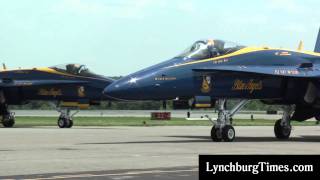 Blue Angels at Lynchburg Regional Airshow 5212011 [upl. by Veator]