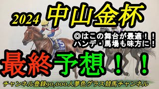 【最終予想】2024中山金杯！◎はこの舞台に適性あり！ハンデと馬場を味方に粘りこみ期待！▲には穴馬候補を [upl. by Arsuy]