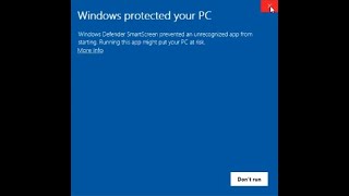 how to fix Windows protected your pc windows defender SmartScreen prevented LATEST UPDATE [upl. by Ahsikram]