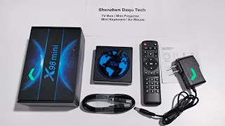 X98 mini Android 11 TV box [upl. by Skipp]