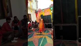 Chalka chalka re kalse ka paniHaldi dance performance 😍 [upl. by Neelhtac460]