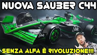 NUOVA SAUBER C44 STOKE 💥 SENZA ALFA ROMEO E RIVOLUZIONE 😱 [upl. by Allsopp]