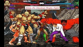 Mugen  Goro Kintaro amp Sheeva Vs Hulk Red Hulk amp She Hulk Request [upl. by Arriek348]