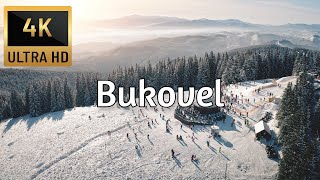 🇺🇦 BUKOVEL UKRAINE 4K Drone Tour  Best Drone Compilation  Trips On Couch [upl. by Zipah743]