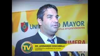 Dr Leonardo Coscarelli convocó a estudiantes de la Salud en la U Mayor [upl. by Eldrida]