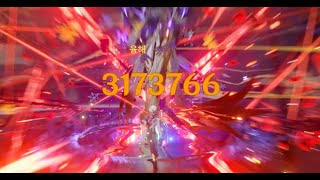 Arlecchino Iniquitous Baptist 317 MILLION ONE TURN Kill  Spiral Abyss 46  genshinimpact Impact [upl. by Yellek974]