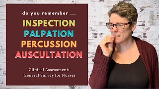 Inspection Palpation Percussion Auscultation for Nursing [upl. by Evette]