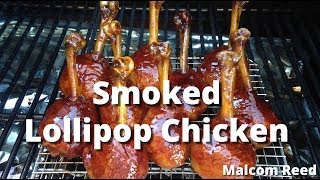 Chicken Lollipops Smoked  How To Smoke Chicken Lollipops with Malcom Reed from HowToBBQRight [upl. by Llegna]