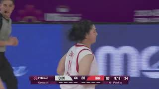 WNBA PROSPECT 7 FOOT 3 BASKETBALL PLAYER ZHANG ZIYU OF CHINA GAME BREAKDOWN VS INDONESIA 62424 [upl. by Dorison648]