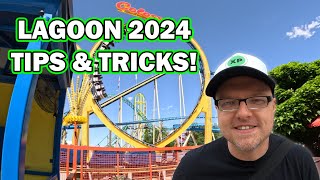 Lagoon Tips And Tricks  2024 Lagoon Amusement Park [upl. by Ahsitniuq]