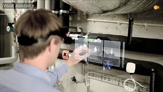 Gesture interaction in industrial AR smart glasses [upl. by Nyluqcaj]