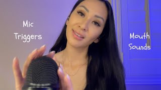 ASMR  Mic Pumping amp Swirling  Mouth Sounds Gentle  NO TALKING [upl. by Erasmo930]