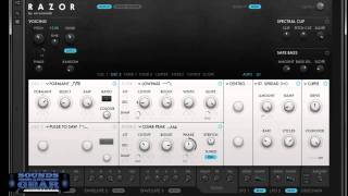 Native Instruments RAZOR Synth Review  SoundsAndGear [upl. by Charissa937]