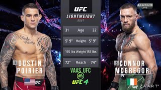 DUSTIN POIRIER VS CONOR MCGREGOR 3 FULL FIGHT UFC 264 [upl. by Terb128]