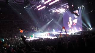 Miley Cyrus SMS Bangerz Bangerz Tour Intro  Rogers Arena [upl. by O'Shee]