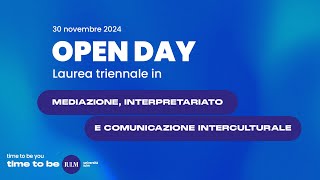 Open Day Triennali  Interpretariato e comunicazione [upl. by Mat]