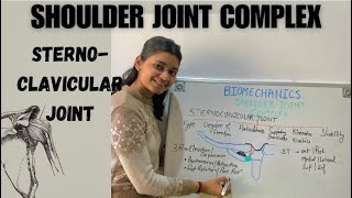 SHOULDER JOINT COMPLEX I STERNOCLAVICULAR JOINT I BIOMECHANICS [upl. by Marcel186]