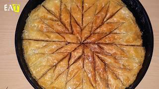 Hazır yufka ile baklava tarifi Cevizli baklava tarifi baklava tarifi ev baklavası [upl. by Assanav929]