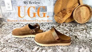 UGG Womens Goldenstar Clog Sneaker  New Review [upl. by Ventura901]