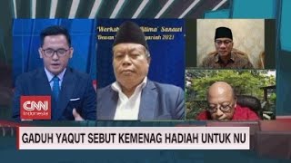 Gaduh Yaqut Sebut Kemenag Hadiah Untuk NU PBNU Peristiwa Ini Membawa Dampak Negatif Bagi NU [upl. by Clarita]