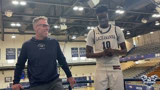 Lackawanna College Mens Basketball Media Day 2024  Noah McIntosh [upl. by Elyr]