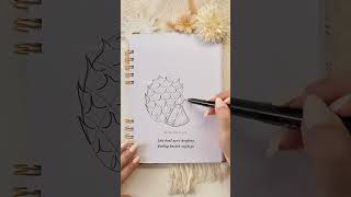 Tutorial Gambar Buah Nanas Aesthetic cathfloart [upl. by Inoek521]