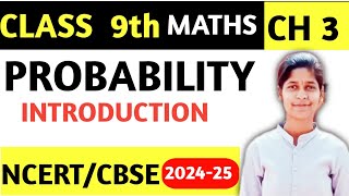 PROBABILITY CLASS 9  from basic level in just 25 min  oneshot video [upl. by Milda]