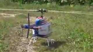 Roger Hubschmid  Vario Big Jet Ranger Starting Problems [upl. by Allertse]