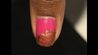 Tutorial Indian Bollywood Nails easy and fast [upl. by Ardenia]