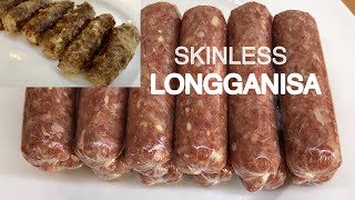 SKINLESS LONGGANISA RECIPE [upl. by Arihat]