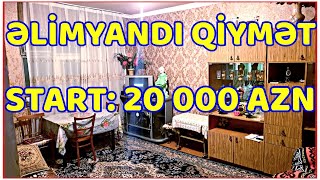 ƏLİMYANDİ QİYMET  CEMİ 20 000 AZN  2 Otaqli Heyet Evi Satisda [upl. by Alioz]