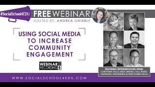 Webinar  Using Social Media to Increase Community Engagement [upl. by Sineray557]