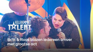 Britt amp Roos geven meest complete act ooit met cover ‘Hold On I’m Coming’  Hollands Got Talent [upl. by Bayard]