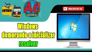 WINDOWS 7 DEMORA A INICIALIZAR RESOLVER [upl. by Eadnus]