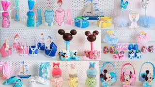 10 Ideas para Baby Shower de Niña y Niño  Centro de mesa  Dulcero  Recuerditos [upl. by Nylkaj202]