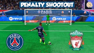 FIFA 22  Penalty Shootout  PSG vs Liverpool 🔥 [upl. by Cuthbert]